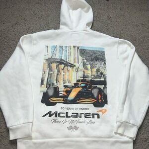 McLaren F1 x Hollister Hoodie MCL60 2023 Cream Mens Medium